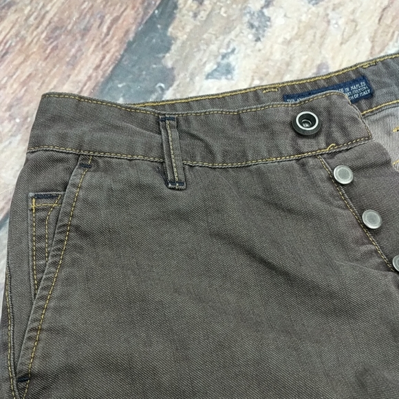 Designer Denim David Brown Italian Made Naples Italy Button Fly Jeans Size 30/30 - Picture 5 of 8